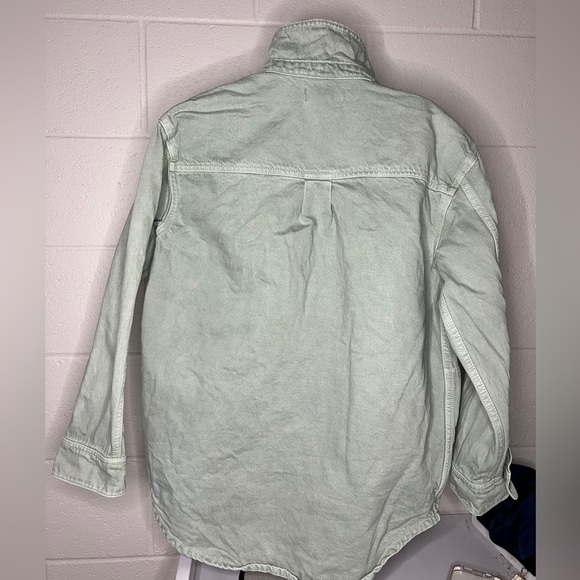 Madewell Denim Ames Oversized Shirt-Jacket:
Garment-Dyed Edition Size S - Picture 5 of 10